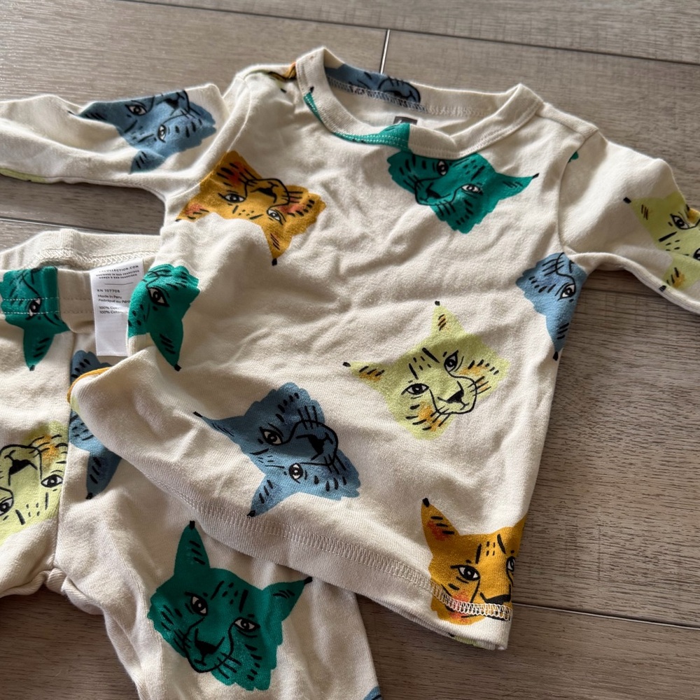 Tea Collection Cat Pajama Set